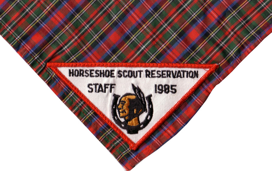 1985 Camp Horseshoe Staff Neckerchief