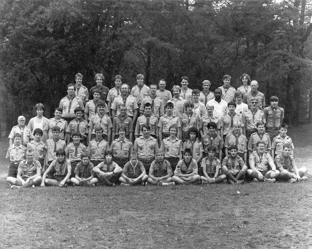 1986 Camp Horseshoe Staff Photo