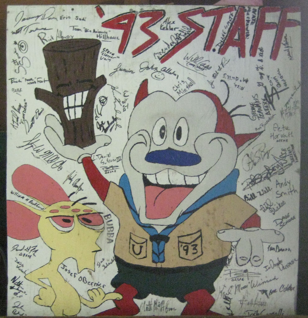 1993 Camp Horseshoe Staff Plaque