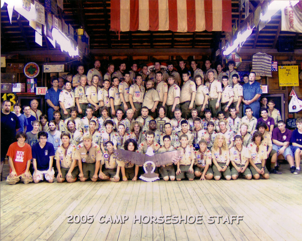 2005 Camp Horseshoe Staff