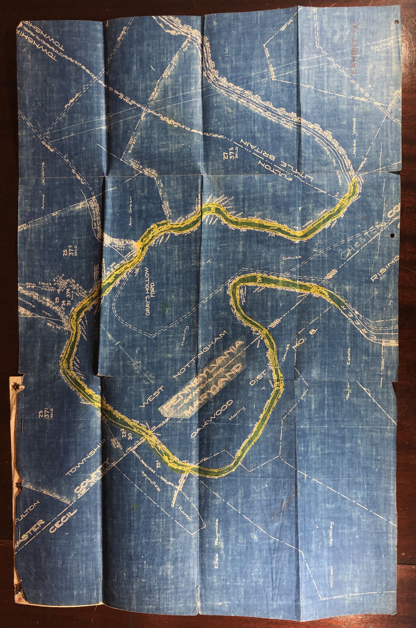 Original HSR Deed Map