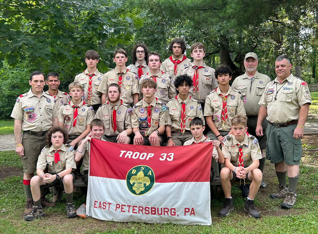 East Petersburg Troop 33 Camp Horseshoe Group Photo