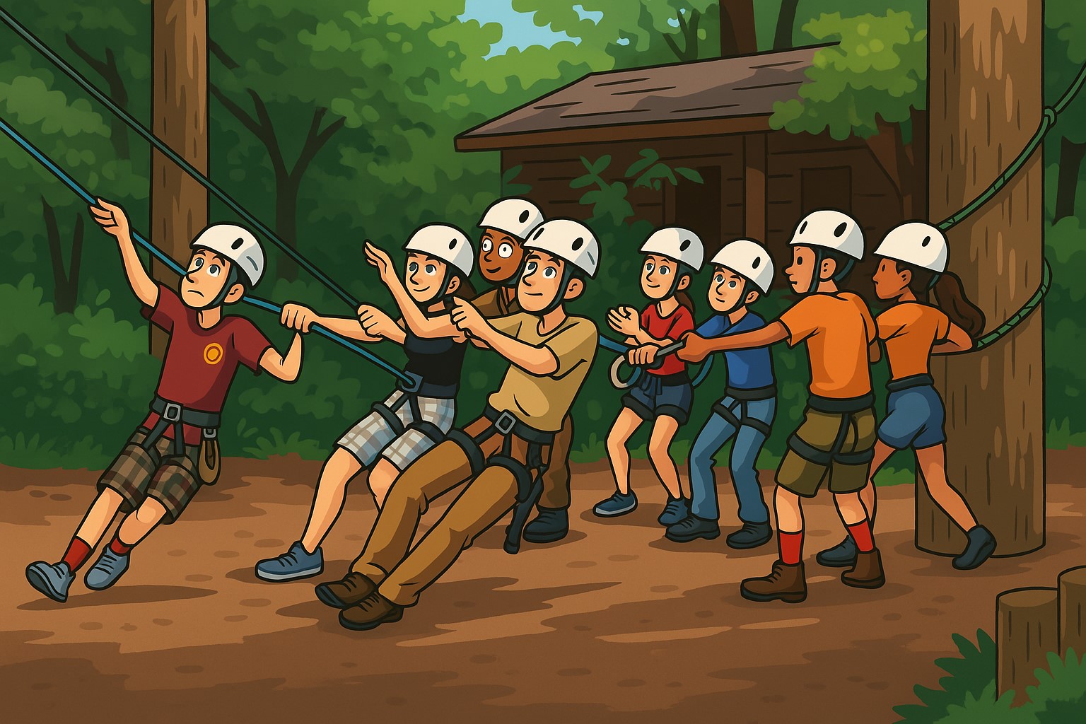 Venturing Programs Cartoon Rendering