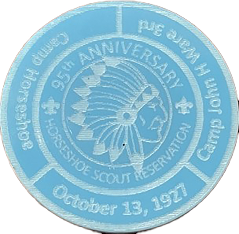 2022 Camp Horseshoe Round Magnet