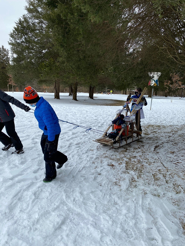 Pulling the Sled