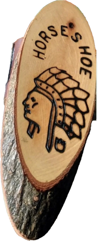 Camp Horseshoe Neckerchief Slide
