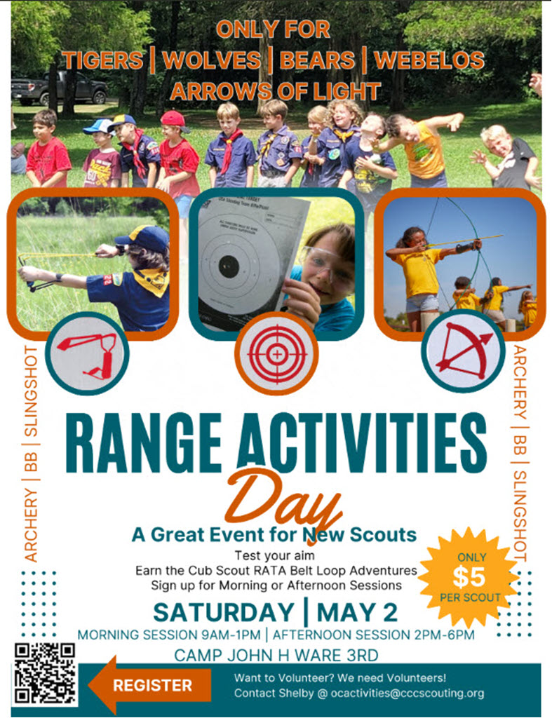 May 2 Range Activities Day Promotion
