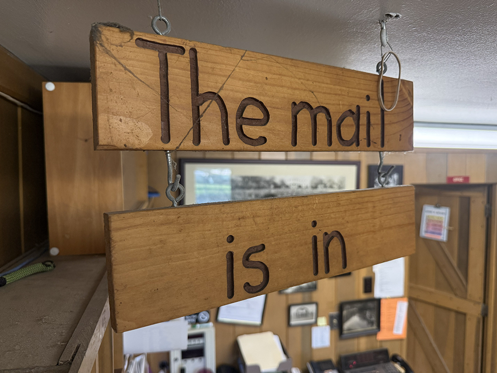 The Mail Is In Sign