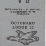 This matchbook color was one of ten that were issued.