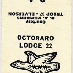 This matchbook color was one of ten that were issued.