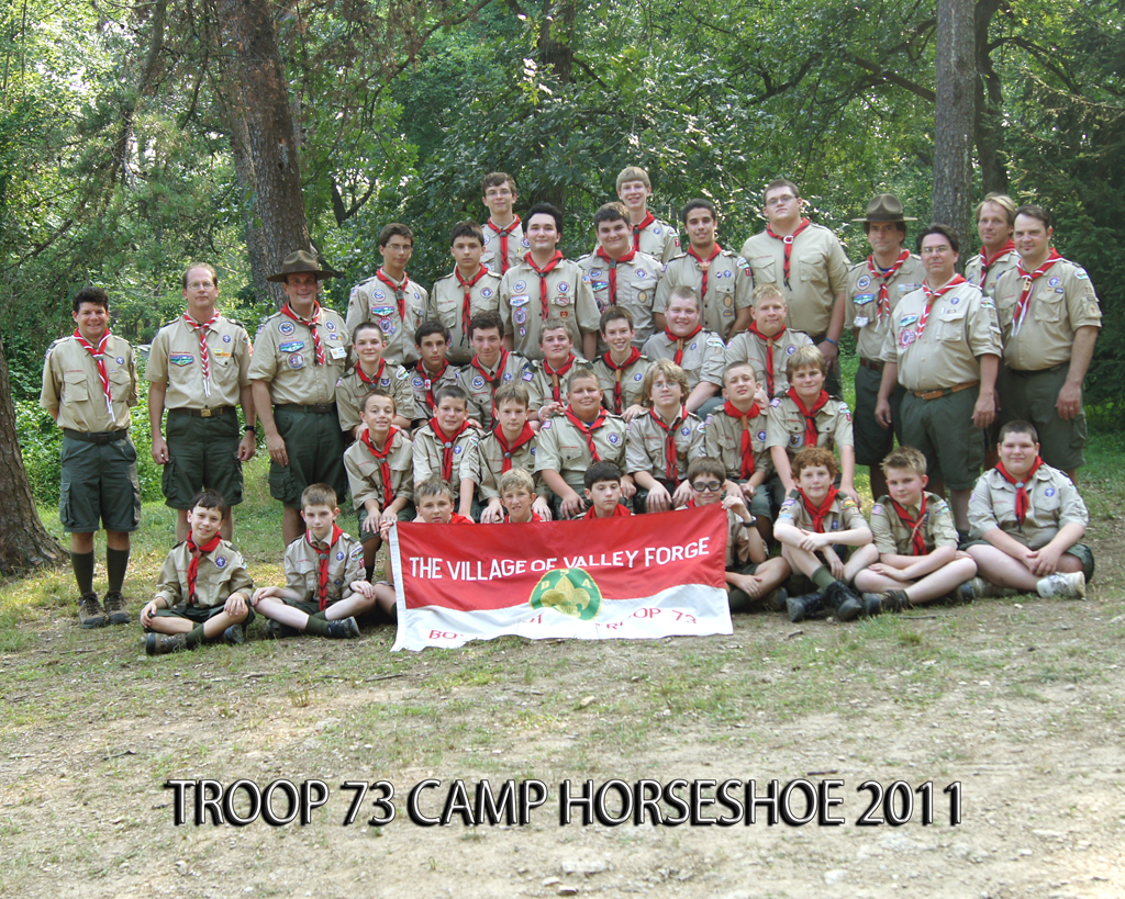 Valley Forge Troop 73 Camp Horseshoe Photo