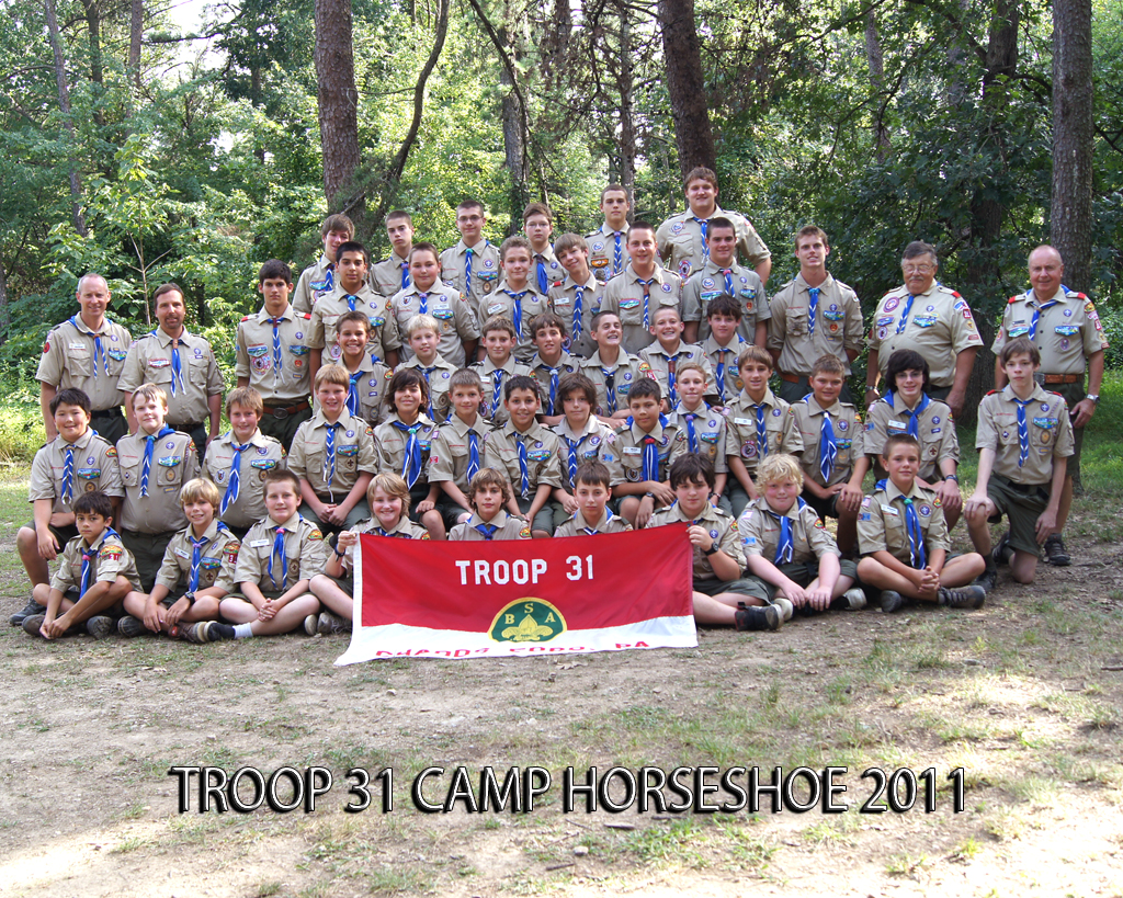 Chadds Ford Troop 31 Camp Horseshoe Photo