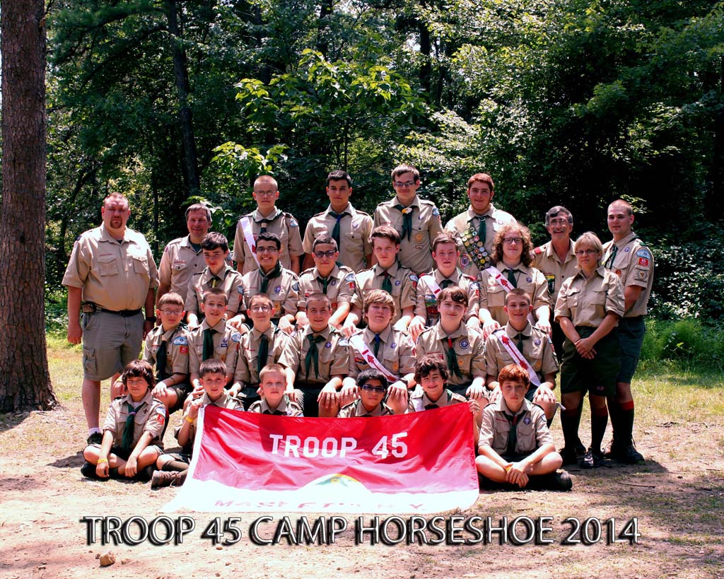 Queens Troop 45 Camp Horseshoe Photo