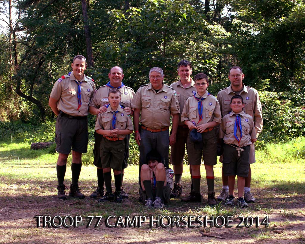 Malvern Troop 77 Camp Horseshoe Photo