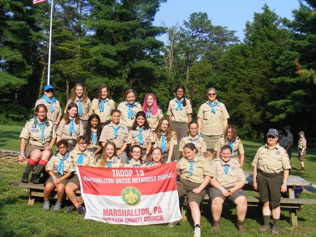 Marshallton Troop 19 Camp Horseshoe Photo
