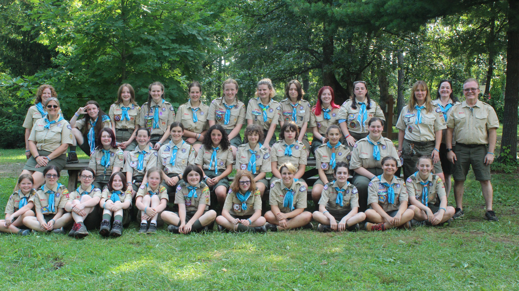 Marshallton Troop 19 Camp Horseshoe Group Photo