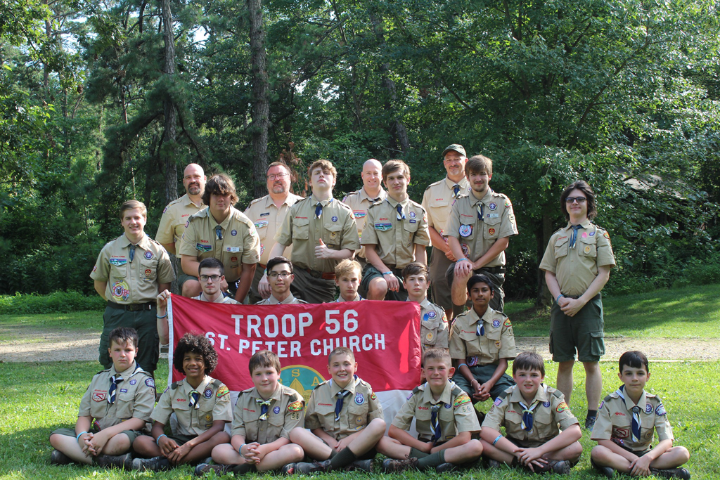 Honey Brook Troop 56 Camp Horseshoe Group Photo