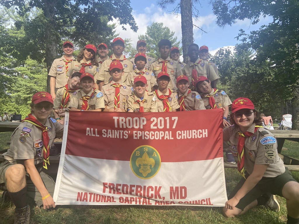 Frederick Troop 2017 Camp Horseshoe Photo