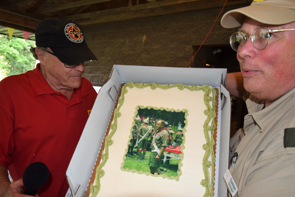 Showing off the Cake