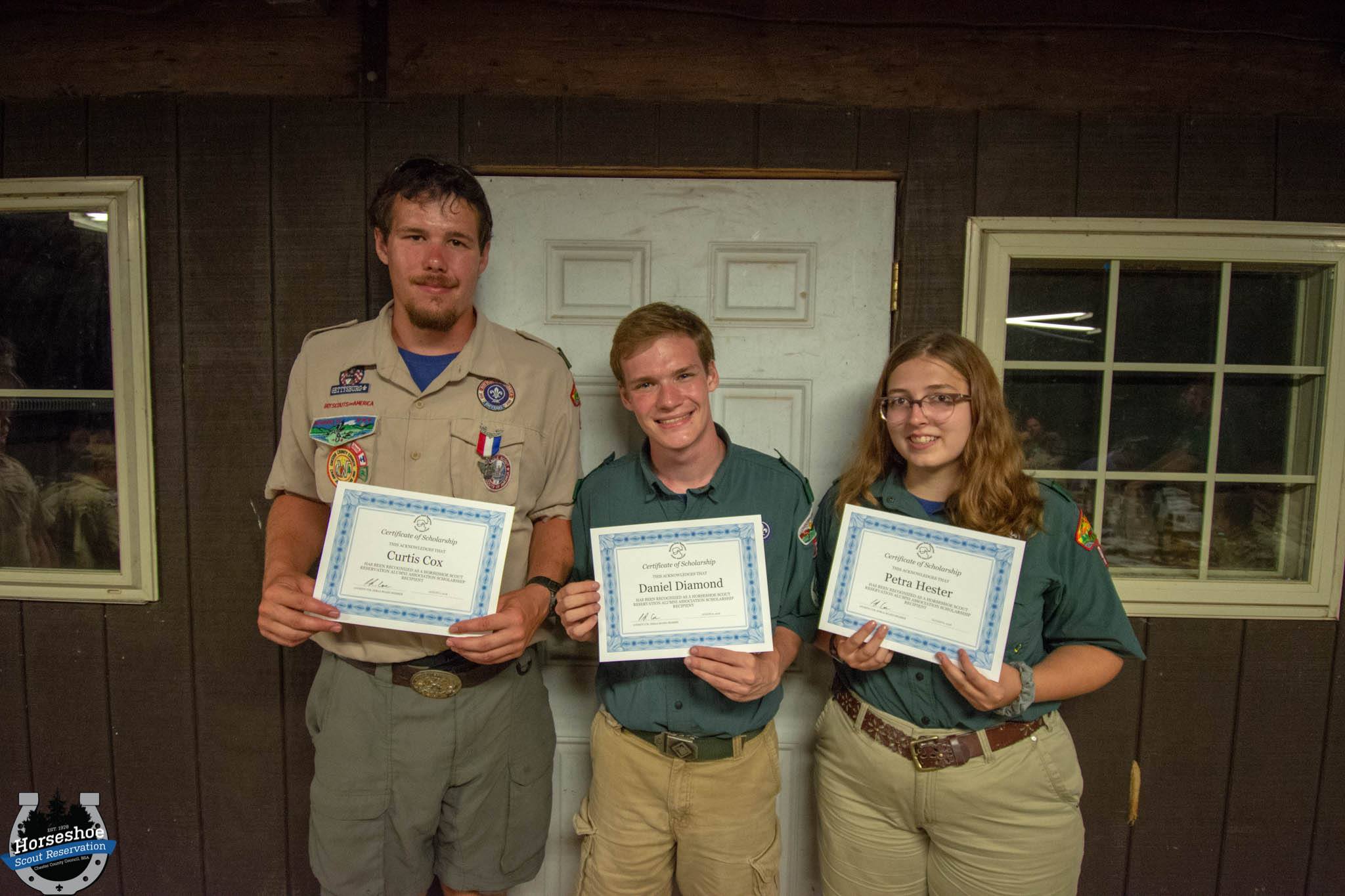 2018 Camp Ware Staff Recipients