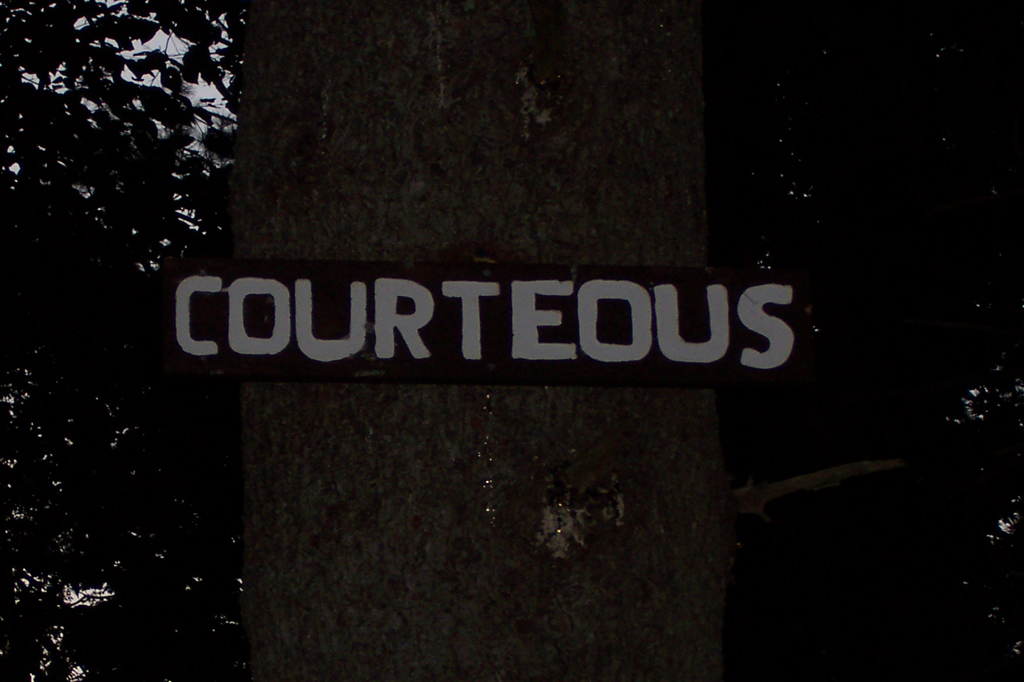 Courteous Sign