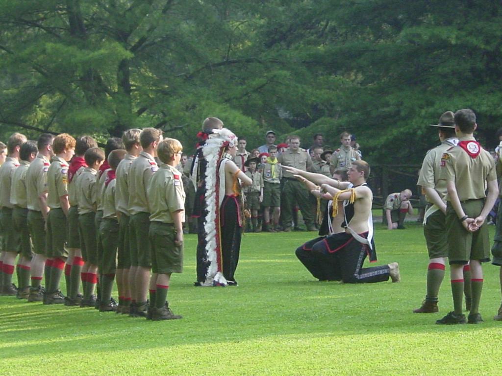 Saluting the Chief