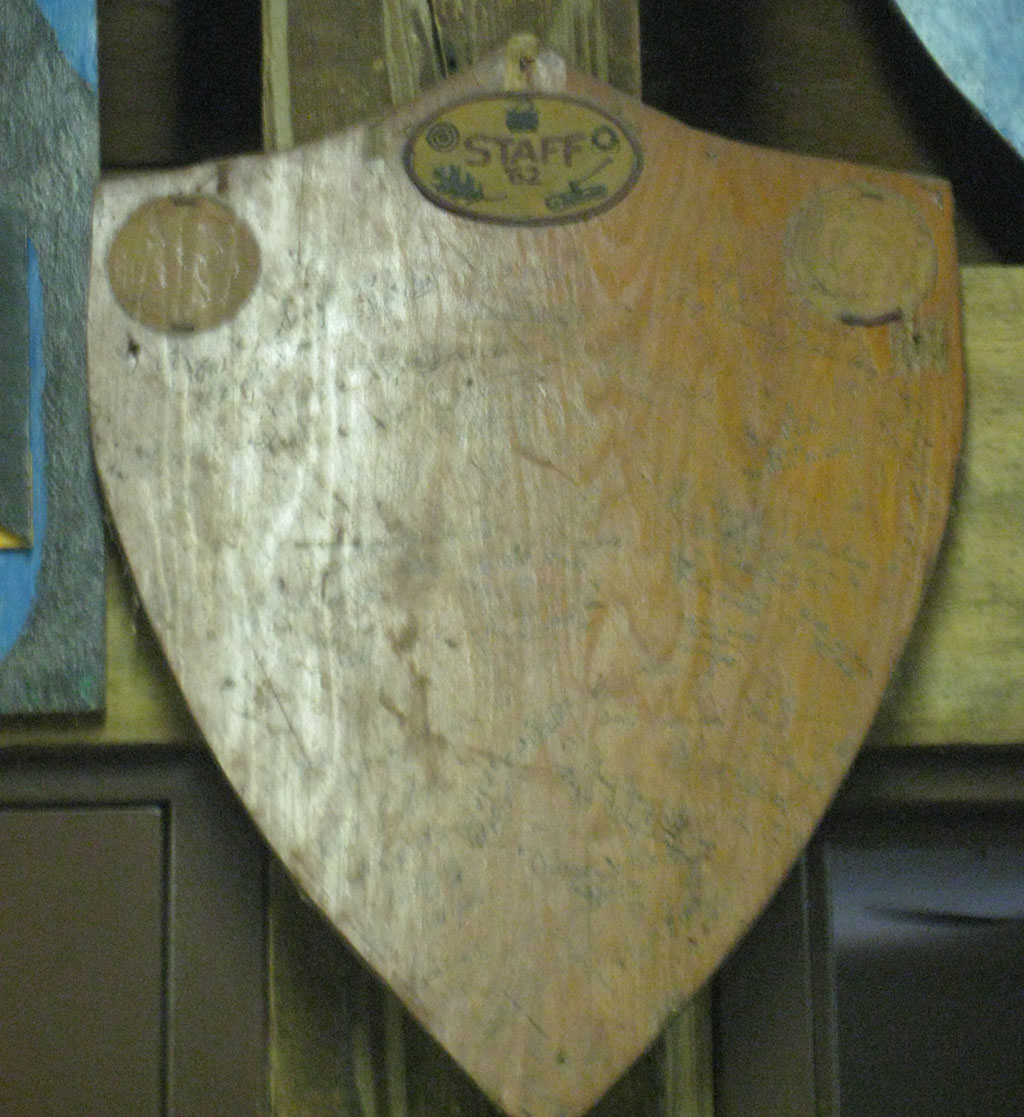 1962 Camp Horseshoe Staff Plaque