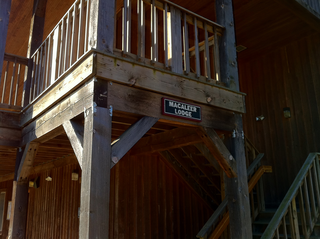 Macaleer Lodge Sign