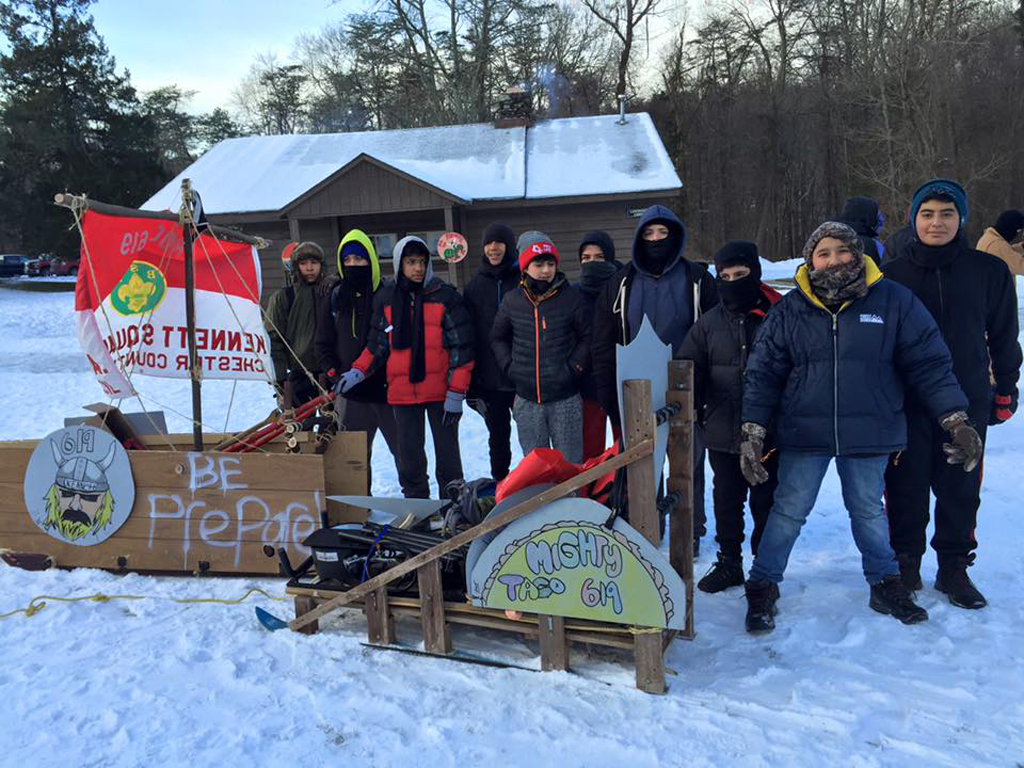 Troop 619 at Klondike Derby