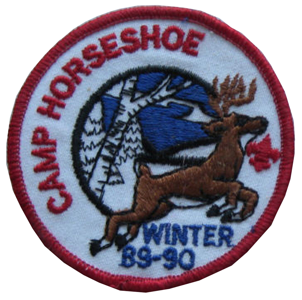 1989 – 1990 Camp Horseshoe Winter Camp Patch